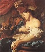 LISS, Johann The Death of Cleopatra sg USA oil painting artist
